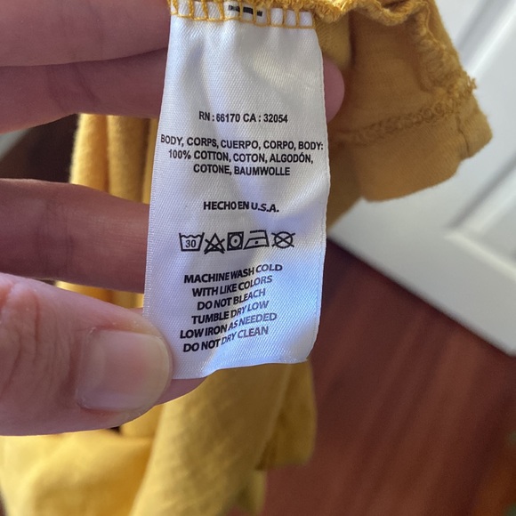 T.la Anthropologie Cotton V Neck Tee 3/4 Sleeves - Picture 8 of 9